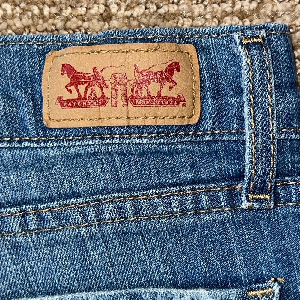 Levis 524 Low Rise Boot Cut Stretch Jeans Sz 11M VG/EUC - Picture 11 of 13